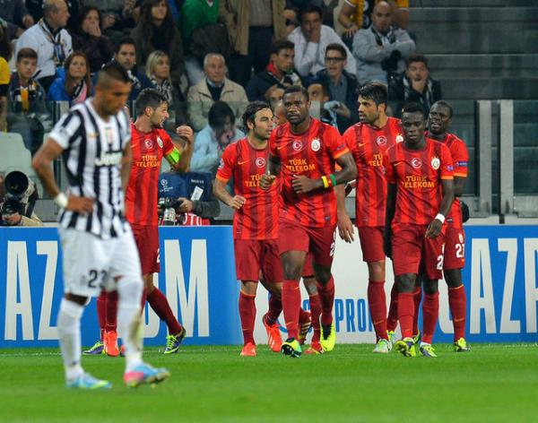 2-2 berabere sonra biten Juventus-Galatasaray man talya basnnda geni yer buldu.