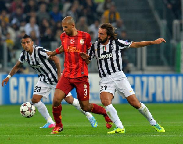 2-2 berabere sonra biten Juventus-Galatasaray man talya basnnda geni yer buldu.