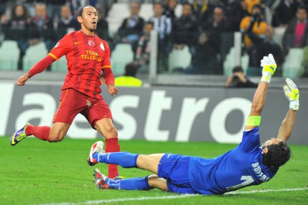 2-2 berabere sonra biten Juventus-Galatasaray man talya basnnda geni yer buldu.