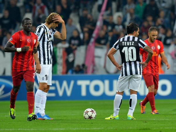 2-2 berabere sonra biten Juventus-Galatasaray man talya basnnda geni yer buldu.