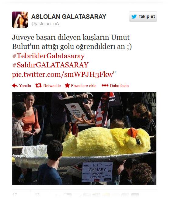 Galatasaray deplasmanda talyan devi Juventus ile 2-2 berabere kald. Matan sonra Twitter'da ma ile ilgili ilgin yorumlar geldi.