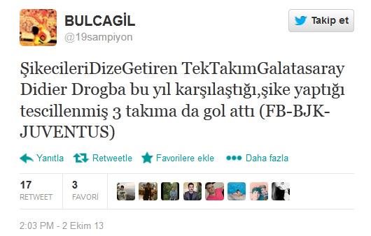 Galatasaray deplasmanda talyan devi Juventus ile 2-2 berabere kald. Matan sonra Twitter'da ma ile ilgili ilgin yorumlar geldi.