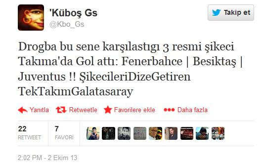 Galatasaray deplasmanda talyan devi Juventus ile 2-2 berabere kald. Matan sonra Twitter'da ma ile ilgili ilgin yorumlar geldi.