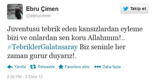 Galatasaray deplasmanda talyan devi Juventus ile 2-2 berabere kald. Matan sonra Twitter'da ma ile ilgili ilgin yorumlar geldi.