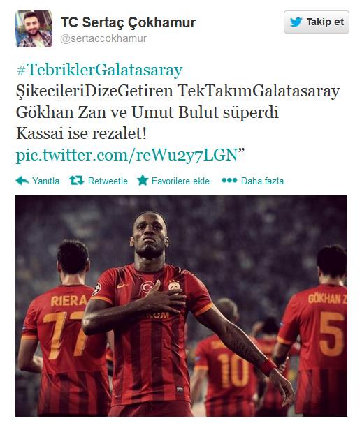 Galatasaray deplasmanda talyan devi Juventus ile 2-2 berabere kald. Matan sonra Twitter'da ma ile ilgili ilgin yorumlar geldi.