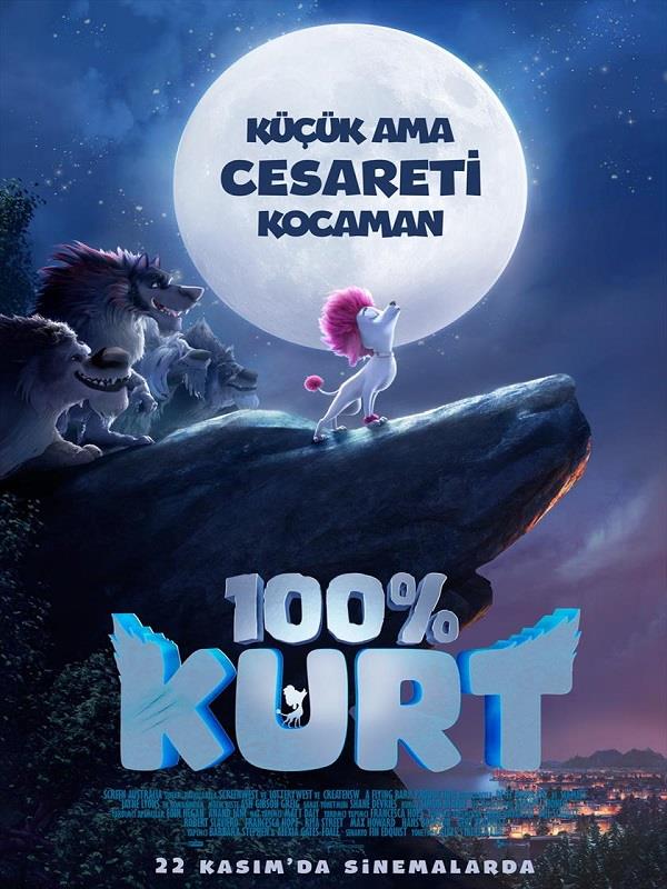 "%100 Kurt"    Avustralyal ynetmen Alexs Stadermann'n animasyon filmi "%100 Kurt", kurt srs tarafndan dlanan Freddy'nin, gerek bir kurt olduunu kantlamak iin kayp Moonstone'u bulmaya karar vermesi sonras yaad olaylar iliyor.