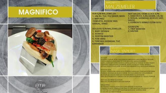 TE DANLO EFN LEZZET TABAI  <p>  Danilo ef'in lezzet taba Magnifico nasl yaplr ve malzemeleri nelerdir? te detaylar...