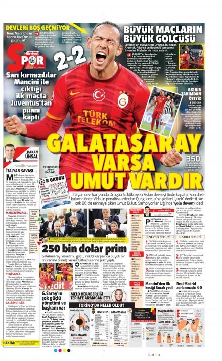 Gazetelerin spor manetleri