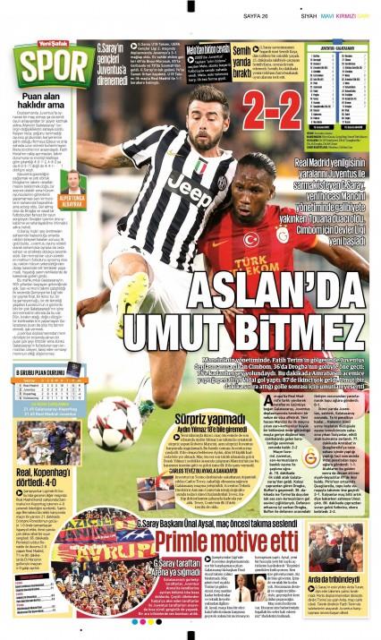 Gazetelerin spor manetleri