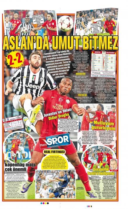 Gazetelerin spor manetleri