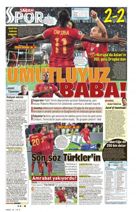 Gazetelerin spor manetleri