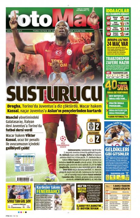 Gazetelerin spor manetleri