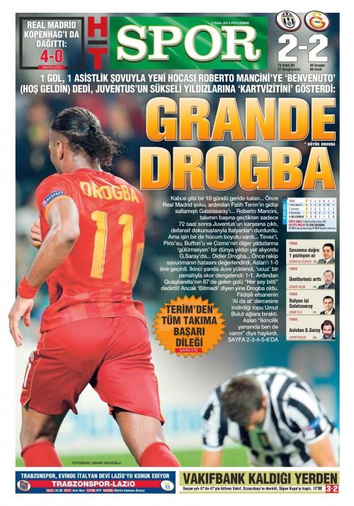 Gazetelerin spor manetleri