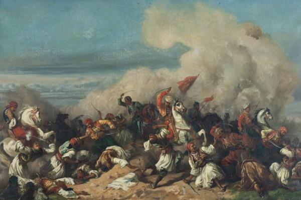 Albmdeki eserlerde kullanlan mrekkep ve kalem ile Askeri Mze'de bulunan desenindeki mrekkep ve kalem ayn elden km duygusunu vermektedir. Albmn arka sayfalarnda, sultann el yazs olan Osmanlca ifadeler de ayn kalem ve mrekkeple yazlmtr. Asl arpc olan bu ifadelerdir. (...) Bu ifadeler halen biri Askeri Mze'de, dierleri