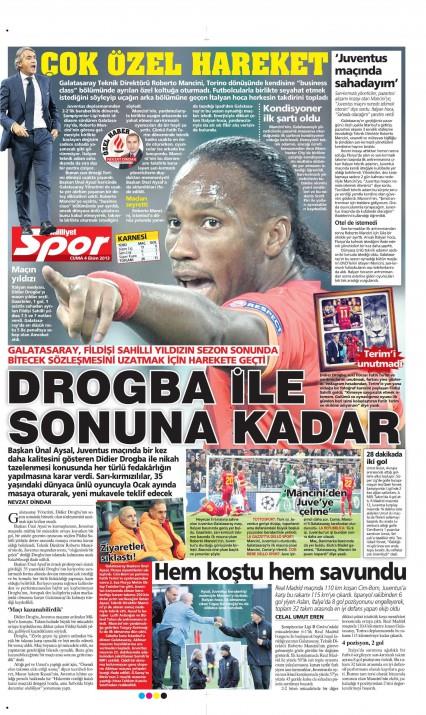 Gazetelerin spor manetleri