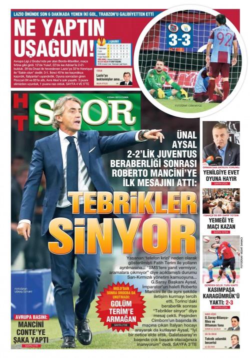 Gazetelerin spor manetleri