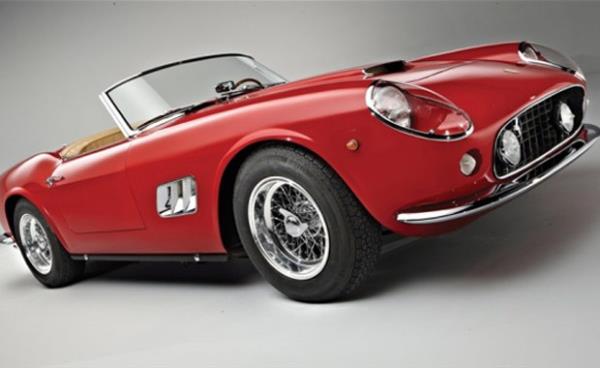 1962 Ferrari 250 GT SWB California Spyder 8,580,000 dolar (2012)