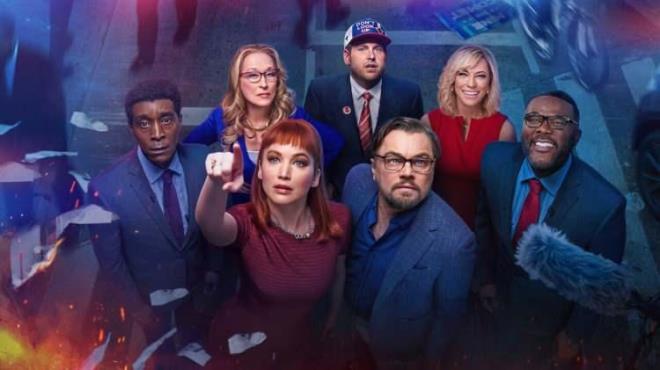 2. Don't Look Up  <br>  Oscar dll Adam McKay'n ynetmenliini ve senaristliini stlendii "Don't Look Up" filmi, dnyay yok edecek bir kuyruklu yldzn yaklamakta olduu konusunda insanl uyarmak iin byk bir medya turuna kmak zorunda kalan iki alt dzey astronomun yksn anlatyor.