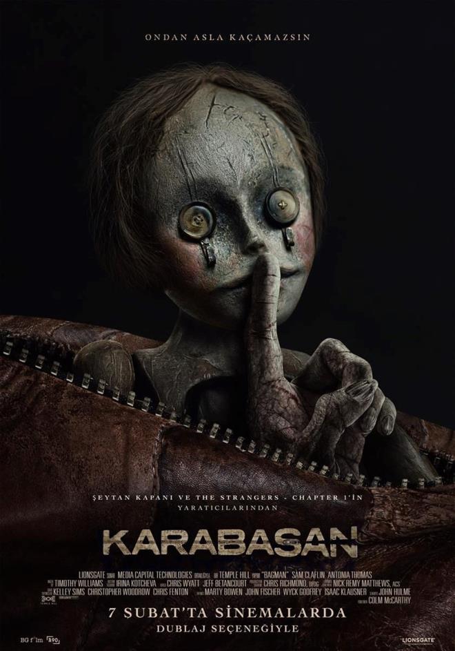 Colm McCarthy ynetmenliinde vizyona girecek korku filmi Karabasan (Bagman), ailesini korumak iin korkularyla savamak zorunda kalan bir adamn hikayesini konu ediniyor. Gen ebeveynler olan Patrick ve Karina, ocuk yetitirmek, para kazanmak, evi ynetmek gibi birok eyle mcadele etmek zorundadr. Ancak daha da kt olan ey Patrick?in ocukluk travmalaryla boumasdr. ocukken her hareketini takip eden karanlk bir yaratn korkutucu grntleri tarafndan rahatsz edilen Patrick, bir sredir bundan kurtulmu gzkr. Ancak aniden geri dnmtr ve bu sefer sadece Patrick?i deil ailesini de hedef alr