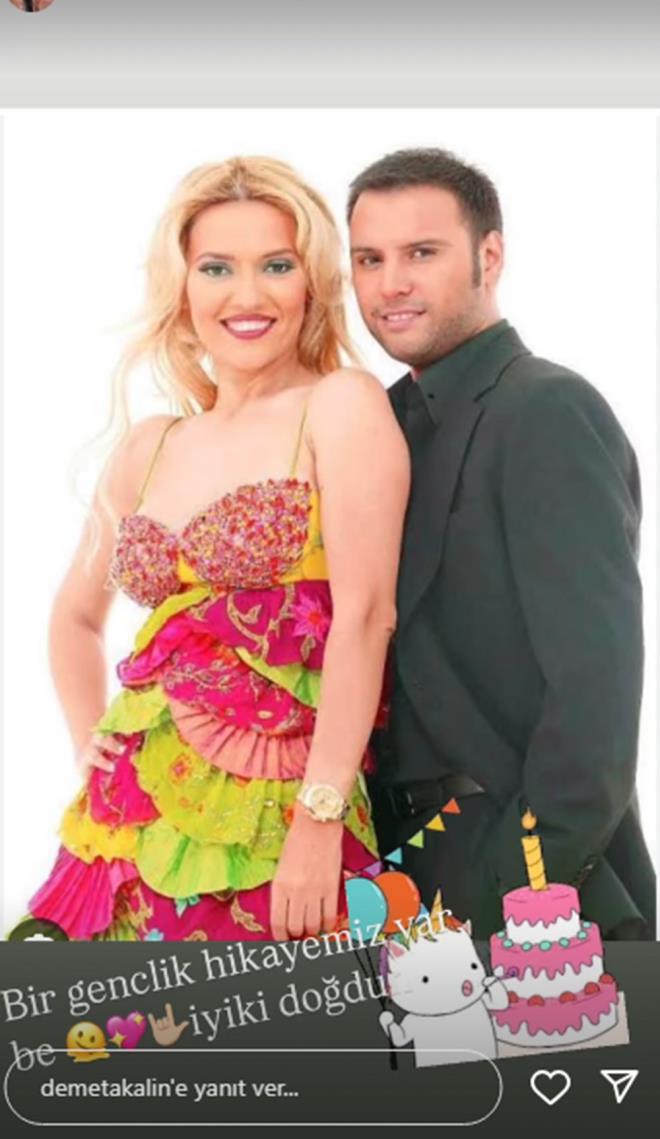 "BR GENLK HKAYEMZ VAR"    Demet Akaln sosyal medya hesabnda "Yeni yanda hep gl kankim, seni ok seviyorum. yi ki dodun. yi ki dostum, srdam, kardeimsin." notuyla paylam yapt.    Akaln daha sonra Alian ile yllar nce ekilen karesini ise "Bir genlik hikayemiz var be. yi ki dodun." notuyla paylat.