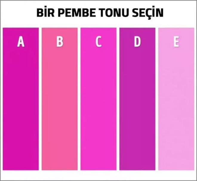 Pembenin bir tonunu sein.