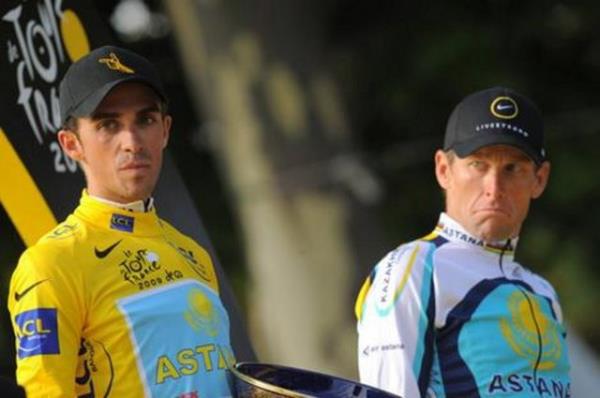 Lance Armstrong & Alberto Contador