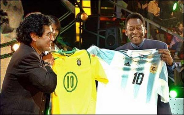 Diego Armando Maradona & Pele