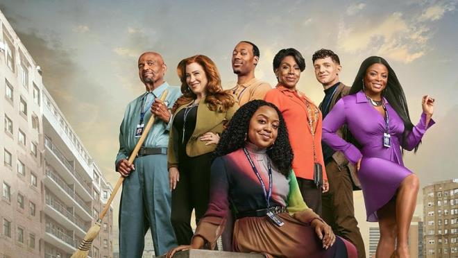 EN Y KOMED DZS    Abbott Elementary  The Bear  The Studio  Hacks  Nobody Wants This  Only Murders in the Building  Shrinking  What We Do in the Shadows