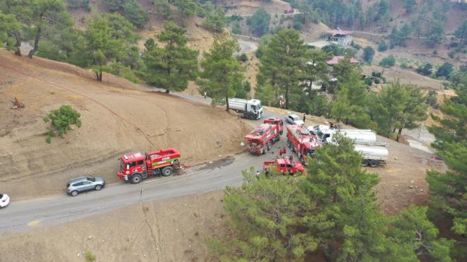 KRESEL ISINMA VE KLM DEKL ETKS    Bltende, kresel snma ve iklim deiikliinden en ok etkilenen lkeler arasnda Trkiye'nin de yer aldna dikkati ekildi.    Trkiye'de 25 Temmuz'da scaklk rekoru krld anmsatlan bltende, yksek scaklk, dk nem ve iddetli rzgarn yangn riskini arttrdna iaret edildi.    nceden yangna hassas yerler arasnda olmayan Gney Marmara, Bat Karadeniz ile Ege Blgesi'nin i kesimlerinde byk yangnlarla karlald belirtilen bltende, unlar ifade edildi:    "Bu yeni srete, yangna hassas orman alanlarmz tekrar deerlendirilmi olup, baz yrelerimiz 1. Derece yangna hassas olarak deerlendirilmeye balanmtr. Bu yeni deerlendirmeyle birlikte 1. Derece yangna hassas ormanlarmzn oran yzde 55?ten yzde 64?e kmtr. Hava ve kara aralarnn konulanmas, yeni ilk mdahale merkezleri oluturulmas bu yeni durumda gerekletirilmitir. Dier yandan, OGM bnyesinde Havaclk Daire Bakanlnn kurulmas, dnyada HA kullanan 2 lkeden biri olmamz, yapay zeka tabanl karar destek sistem gibi yeniliklerle bu yeni duruma hazr hale gelinmitir."