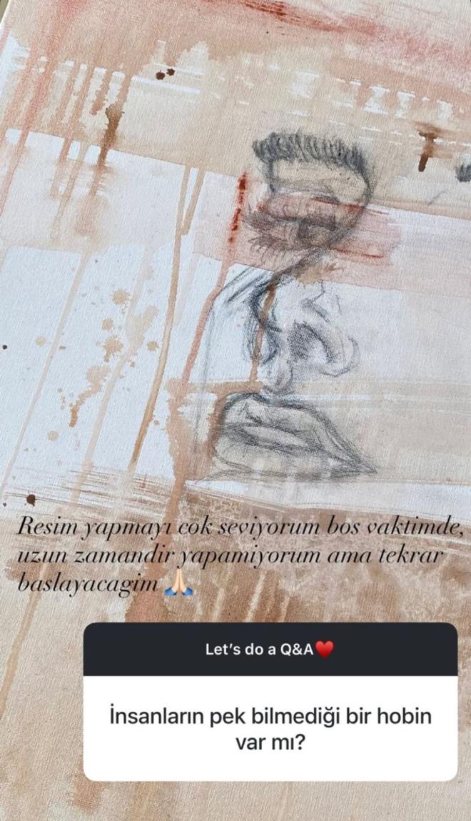 "RESM YAPMAYI OK SEVYORUM"    Resim yapmay ok sevdiini de aklayan Melisa Asl Pamuk, "Uzun zamandr yapamyorum ama bo vaktimde tekrar balayacam" dedi.