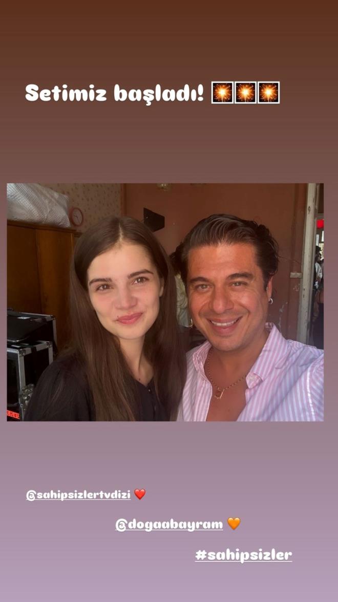 SETMZ BALADI"    Sahipsizler'de Zeliha karakterine hayat veren Doa Bayram ile poz veren Karc, paylamna "Setimiz balad" notunu dt.
