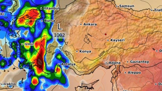 <h2 class="gallery-item-title">HCRE TEHLKESNE DKKAT    </h2>                <p></p><p>NTV yaynnda konuan NTV Meteoroloji Editr Dilek alkan, "Yalar yer yer iddetli. zmir'i su basknlarna kar uyaralm. En fazla dikkatli olmas gereken yerler Ege'ye kys olan yerler diyebilirim." dedi.</p>  <p>"Ya ncesinde ve srasnda hcrelerin etkisiyle rzgar ok iddetlenebilir." uyarsnda bulunan alkan, kk apl dolu yama ihtimali olduuna da dikkat ekti.</p>
