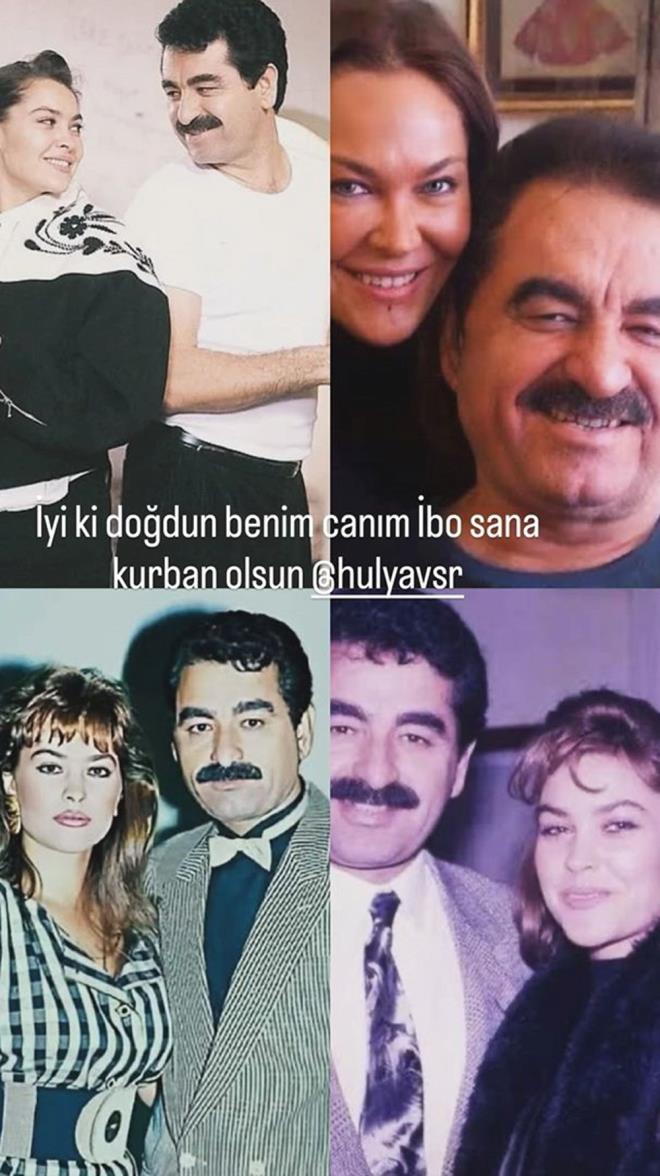 Hlya Avar ile seneler iinde ekilen fotoraflarn derleyen Tatlses, paylamna "yi ki dodun benim canm. bo sana kurban olsun" ifadelerini not dt.