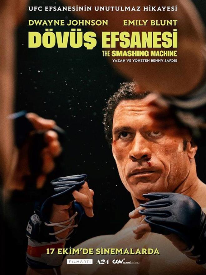 <h2 class="womanpage-gallery-detail-sub-title womanpage-gallery-detail-card-frame--sub-title">DV EFSANES</h2>              <p class="card-text gallery-page-hero-card-text">Benny Safdie'nin ynettii ve barolnde Dwayne Johnson'n yer ald "Dv Efsanesi", nl MMA dvs Mark Kerr'in hayatn anlatyor. Film, Kerr'in karma dv sanatlar dnyasnn zirvesine ykseliini, bu srete yaad kiisel ve profesyonel zorluklar ele alyor.</p>