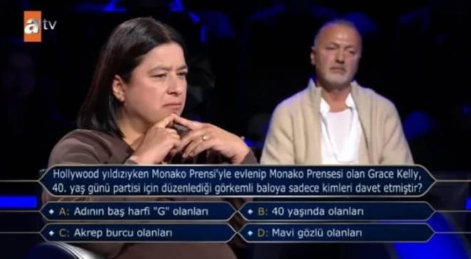 a- Adnn ba harfi "G" olanlar<br>  b- 40 yanda olanlar<br>  c- Akrep burcu olanlar<br>  d- Mavi gzl olanlar