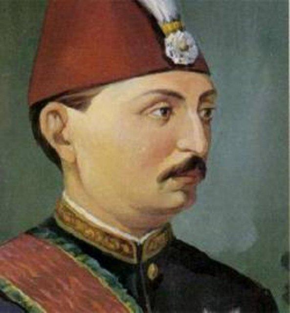 32-) V. Murad 1876 (93 gn) Tahta knca delirmi-raanda yaam-lm (Babas Abdlmecid) 1 erkek, 3 kz