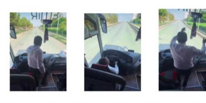 Kazaya davetiye: Otobs ofr taraftarlarla oynad