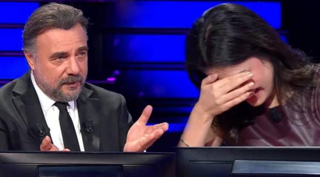 ATV ekranlar�n�n reyting rekortmeni yar��ma program� "Kim Milyoner Olmak �ster", son b�l�m�yle izleyenleri ekran ba��na kilitledi. Hen�z yar��man�n ba��nda heyecan�na yenik d��erek, talihsizlik ya�ayan Merve Nur �ahin isimli yar��mac�, soruyu yanl�� anlay�nca olanlar oldu.