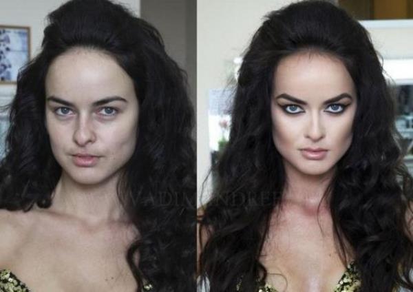 Rus makyaj sanats Vadim Andreev kelimenin tam anlamyla harikalar yaratyor