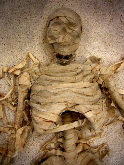 Mumya oksijenle temas edince 1 saatte karard