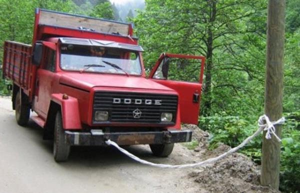 Aman kamyon kamasn aaca balayalm.