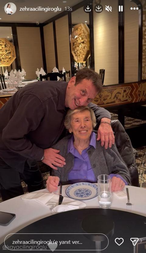 Gen� tasar�mc�, daha sonra babaannesi ve dedesine ait g�r�nt�leri de hesab�na ekleyerek takip�ilerini duyguland�rd�.