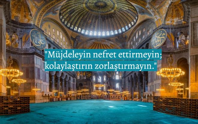 Eb� M�s�'dan (RA) rivayet edildi�ine g�re, Allah Res�l� (SAV) ash�b�ndan bir kimseyi bir i� i�in g�nderdi�inde ��yle derdi: