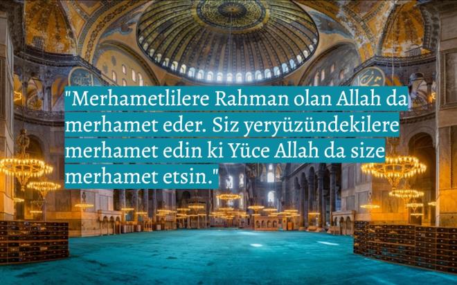 Abdullah b. Amr (RA), Hz. Peygamber'e (SAV) nispet ederek �unu nakletmi�tir: