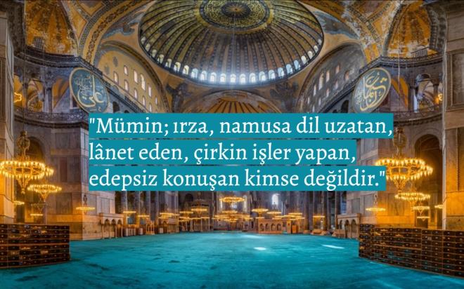 Abdullah b. Mes'�d (RA) taraf�ndan nakledildi�ine g�re, Res�lullah (SAV) ��yle buyurmu�tur: