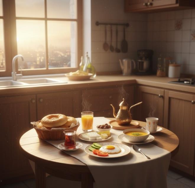 Sa�l�k Bakanl���, ramazanda ba����kl��� diri tutmak i�in iftar-sahur aras�nda probiyotik deste�i (kefir, ayran) al�nmas�n� ve rafine �ekerden uzak durulmas�n� �nerdi. Kan �ekerinin erken d��mesini engellemek i�in sahurda mutlaka protein odakl� bir kahvalt� yap�lmas� ve iftar sonras� k�sa y�r�y��lerin ihmal edilmemesi gerekti�i vurguland�.