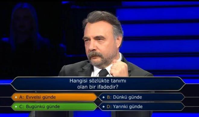 <strong>"C" ��kk�n�n do�ru yan�t oldu�unu g�ren izleyenler de b�y�k bir �a�k�nl�k ya�ad�.</strong>