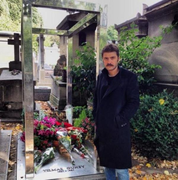 ahin Irmak Fransa'da bulunan Ylmaz Gney'in mezarn da ziyaret etti.