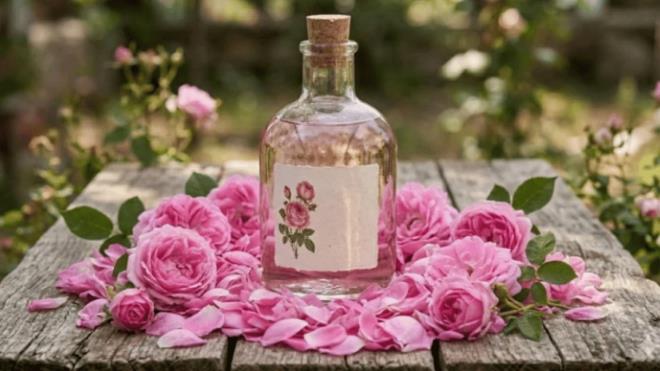 G�l suyu, g�l yapraklar�n�n dam�t�lmas�yla elde edilen do�al ve ho� kokulu bir aromatik sudur.