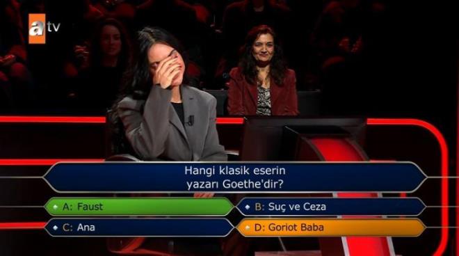 <p><span style="color:#B22222"><strong>H�SRANA U�RADI</strong></span></p>    <p><strong>Ancak sorunun cevab�n�n yanl�� ��kmas�yla yar��mac� adeta �a�k�na d�nd�.</strong></p>